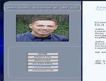 Tablet Screenshot of johnscottlawyer.com